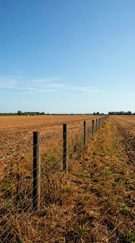 Graded with Land and Light: Bronze Path on The fence after the sun went